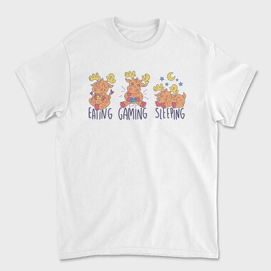 Moose Gamer, Unisex Men's T-Shirt