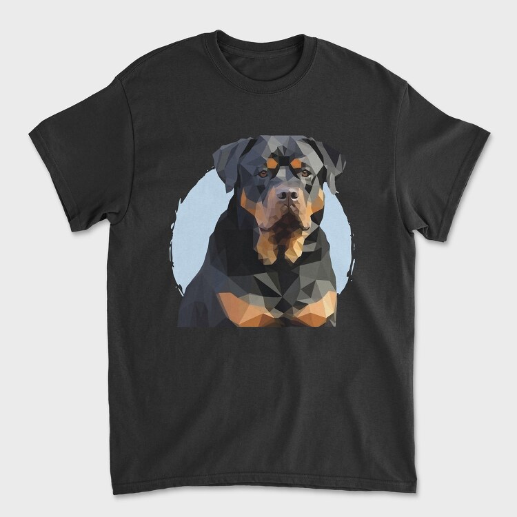Mosaic Rottweiler, Унисекс Мъжка Тениска
