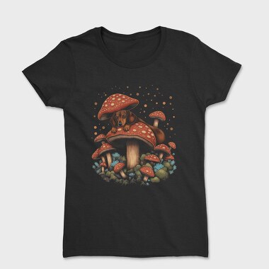 Moshrooms Dog, Women's T-Shirt