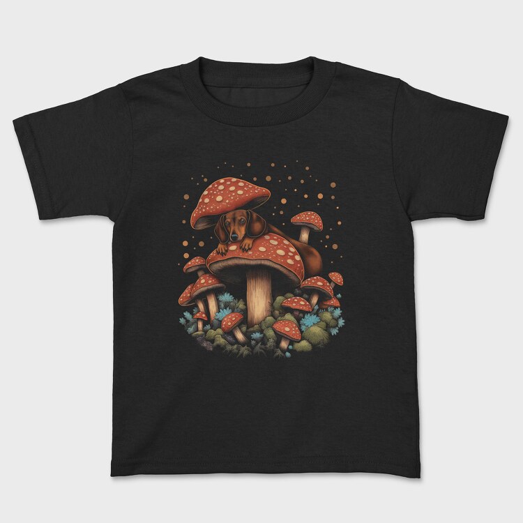 Moshrooms Dog, Kids' T-Shirt
