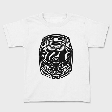 Motocross Helmet, Kids' T-Shirt