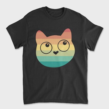 Unisex Men's T-Shirt, Retrocat