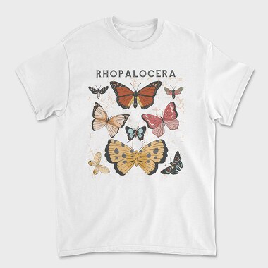 Rhopalocera, Unisex Men's T-Shirt
