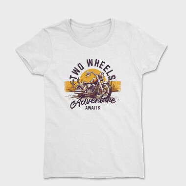 Motorcicle Adventure Two Wheels, Women's T-Shirt