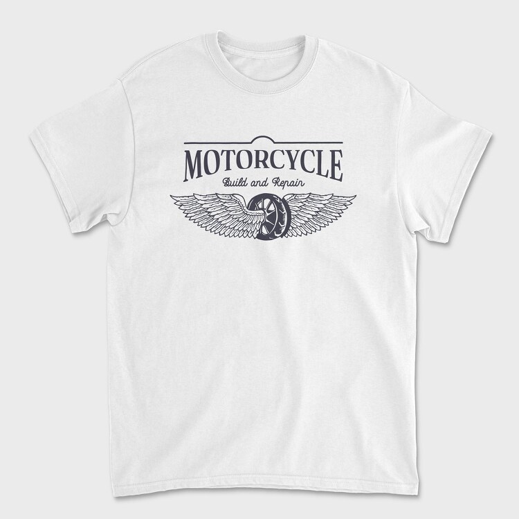 Motorcycle Build and Repair, Unisex Men's T-Shirt