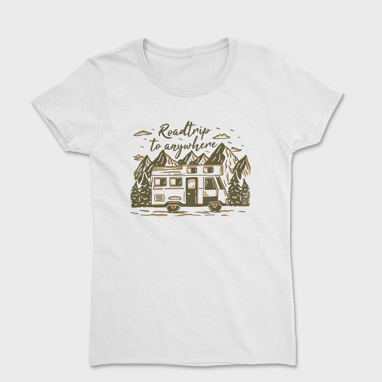 Roadtrip to Anywhere, Women's T-Shirt