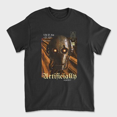 Robot Scream, Unisex Men's T-Shirt