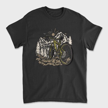 Унисекс Мъжка Тениска, Mountain Bike