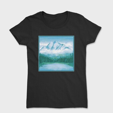 Mountain Painting, Women's T-Shirt