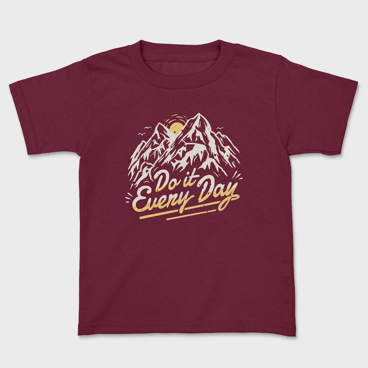 Mountain Quote, Kids' T-Shirt