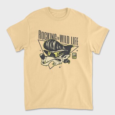 Rocking the Wild Life, Unisex Men's T-Shirt