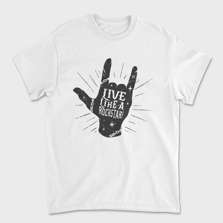 Rockstar Hand, Unisex Men's T-Shirt