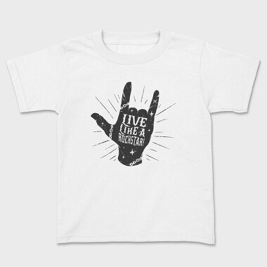 Rockstar Hand, Kids' T-Shirt