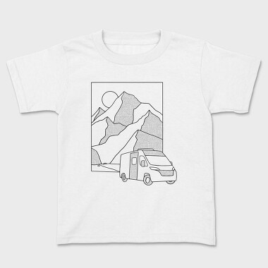 Mountain Van Monochrome, Детска Тениска