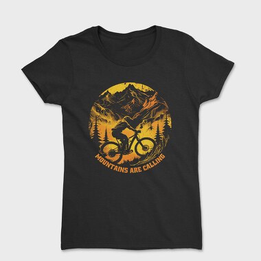 Mountainbike Mountains Are Calling, Women's T-Shirt