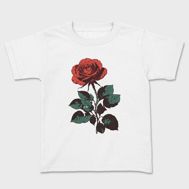 Rose Draw, Kids' T-Shirt