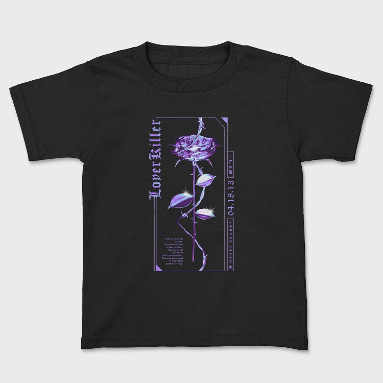 Rose Lover Killer, Kids' T-Shirt