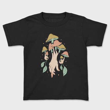 Mushroom Hand, Kids' T-Shirt