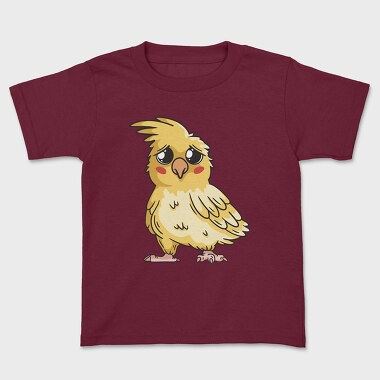 Sad Cockatiel, Kids' T-Shirt