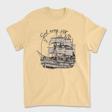 Sail Away With Me, Unisex Men's T-Shirt