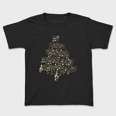 Music Christmas Tree, Детска Тениска