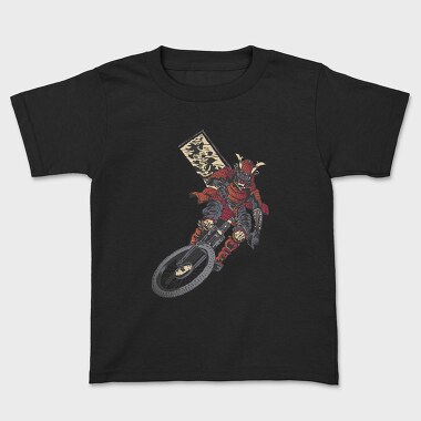 Samurai Biker, Kids' T-Shirt