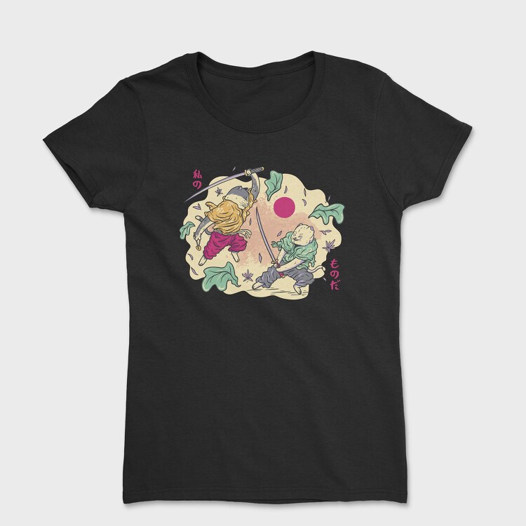Samurai Cats, Women's T-Shirt