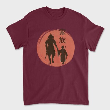 Samurai Father and Son, Unisex Men's T-Shirt