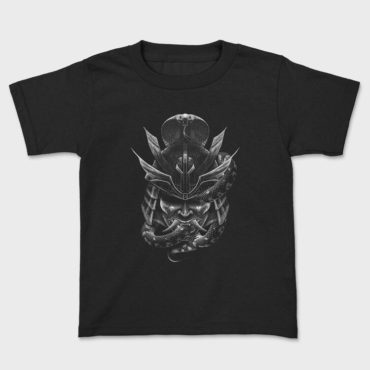 Samurai Mask Cobra, Kids' T-Shirt