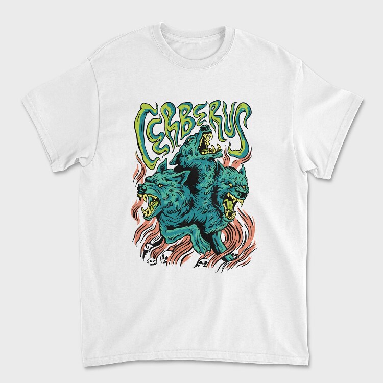 Mythology Cerberus, Unisex Men's T-Shirt