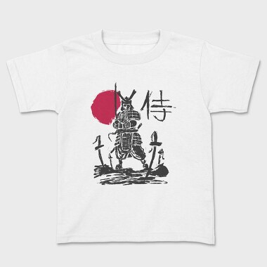 Детска Тениска, Samurai Silhouette Sun