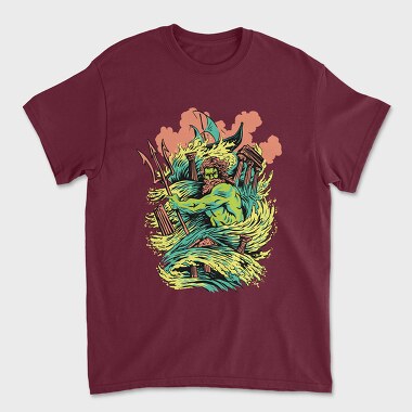 Mythology Poseidon, Unisex Men's T-Shirt