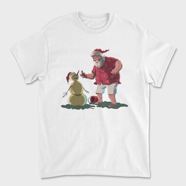 Santa Beach, Unisex Men's T-Shirt