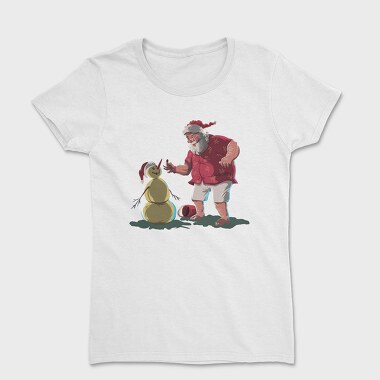 Santa Beach, Women's T-Shirt