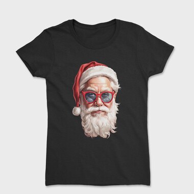 Santa Claus Detail Face, Women's T-Shirt
