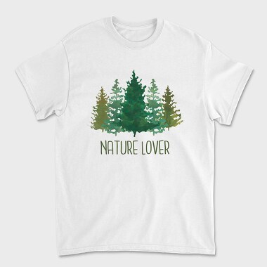 Nature Lover Pines, Unisex Men's T-Shirt