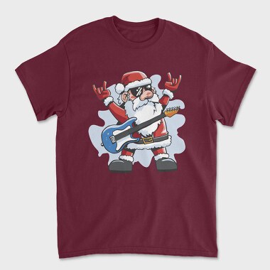Santa Claus Rocker, Unisex Men's T-Shirt