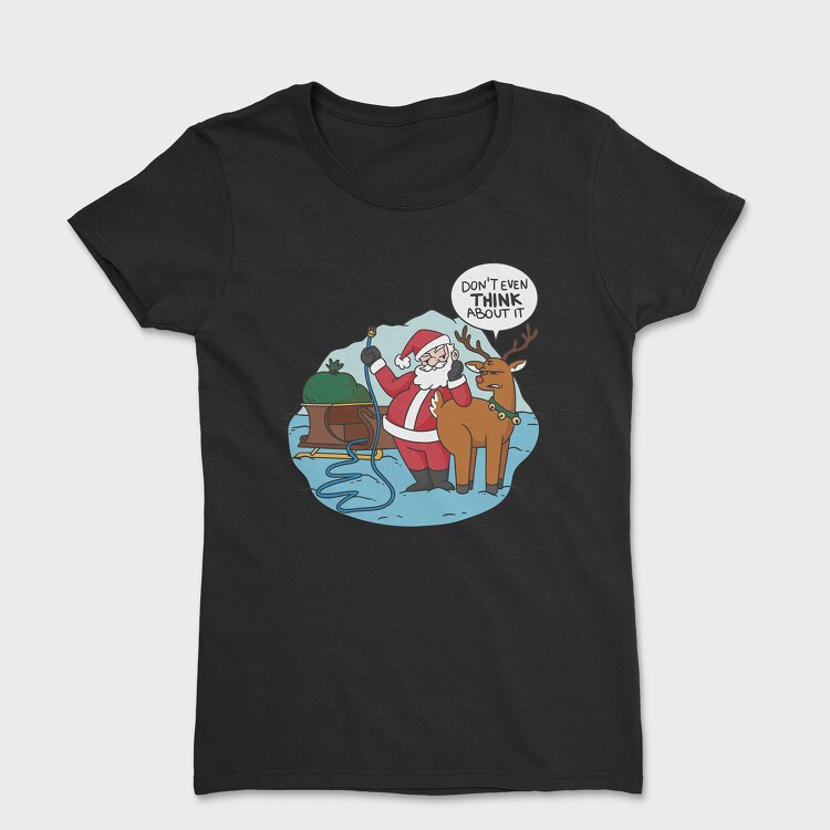 Naughty Santa, Дамска Тениска