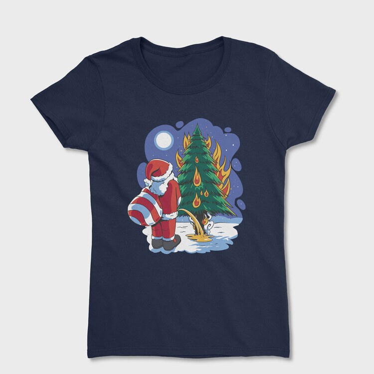 Santa Tree Pee, Дамска Тениска
