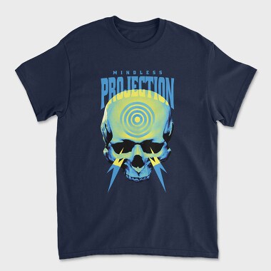 Negative Skull Circles, Unisex Men's T-Shirt