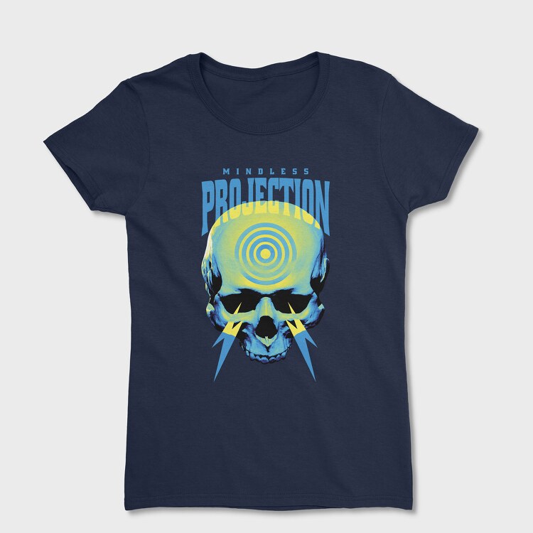 Negative Skull Circles, Дамска Тениска
