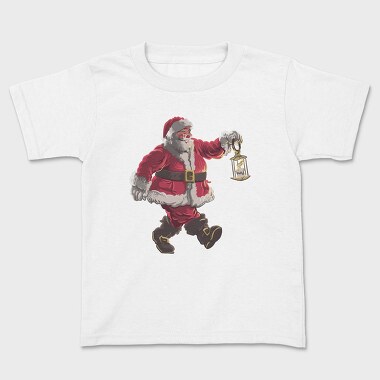 Santa Walking, Kids' T-Shirt