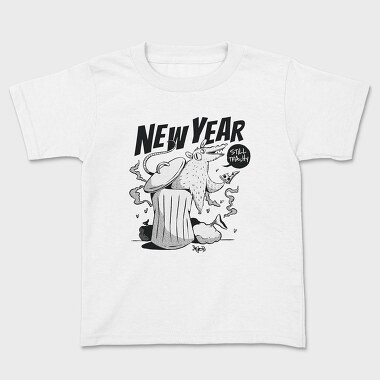 New Year Trash, Kids' T-Shirt
