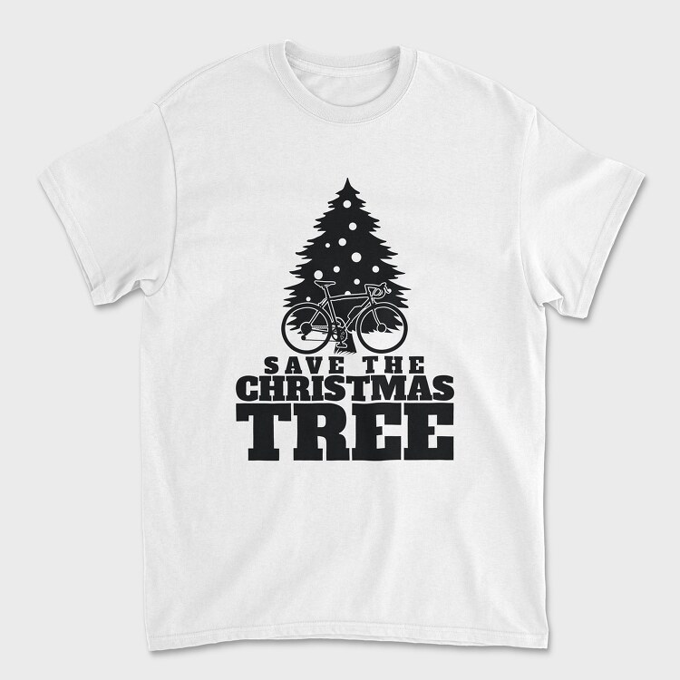 Save the Christmas Tree, Unisex Men's T-Shirt