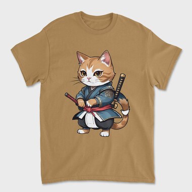 Ninja Cat, Unisex Men's T-Shirt