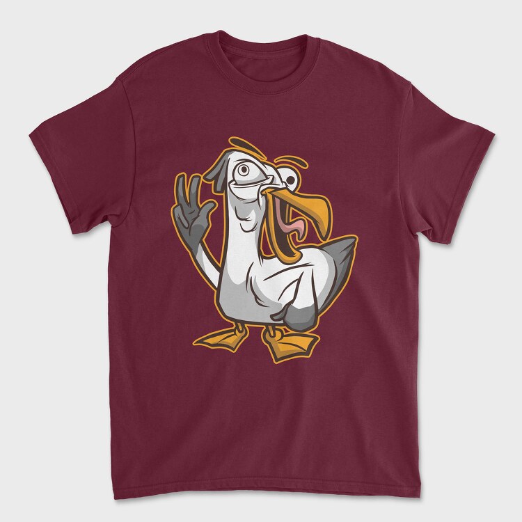 Seagull Funny, Унисекс Мъжка Тениска