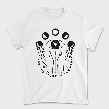 See the Light in the Dark, Unisex Men's T-Shirt