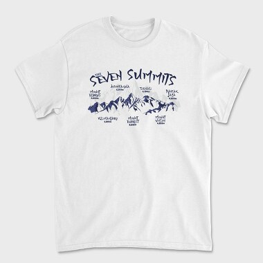 Seven Summits, Unisex Men's T-Shirt