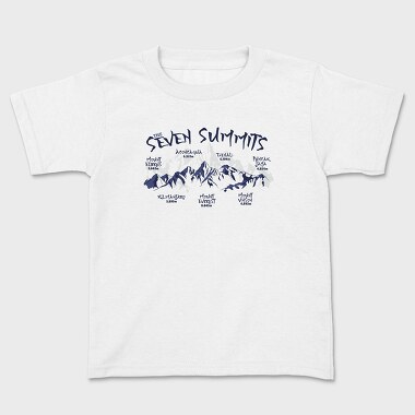 Seven Summits, Kids' T-Shirt
