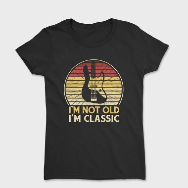 Not Old Classic Retro Guitar, Women's T-Shirt
